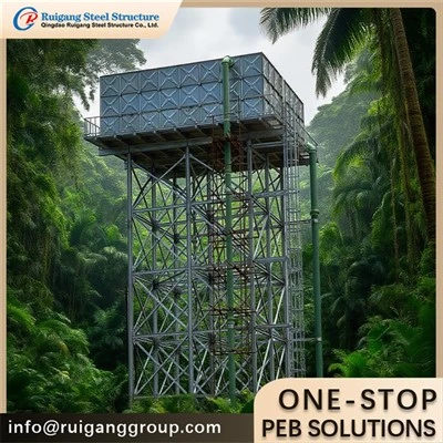 Stand Tangki Air Tinggi Kustom 6m